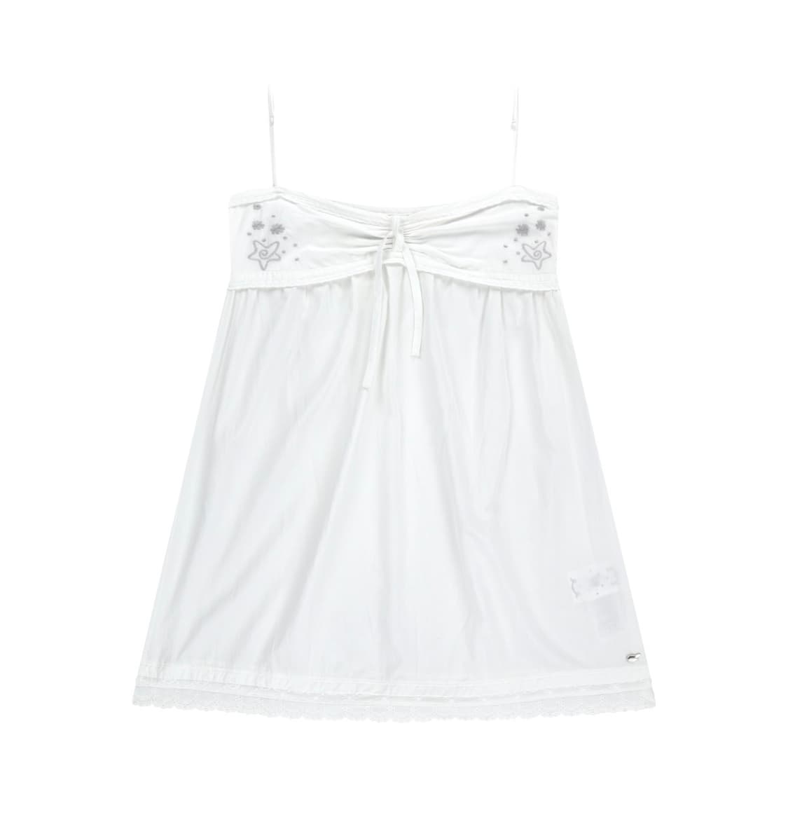 SOLAR STITCH MINI DRESS WHITE  상품이미지1