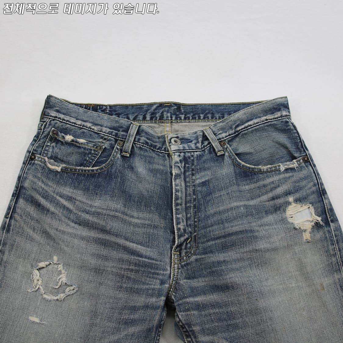 (착용컷) 리바이스 507 부츠컷 진 (남성용 33.5) 상품이미지4