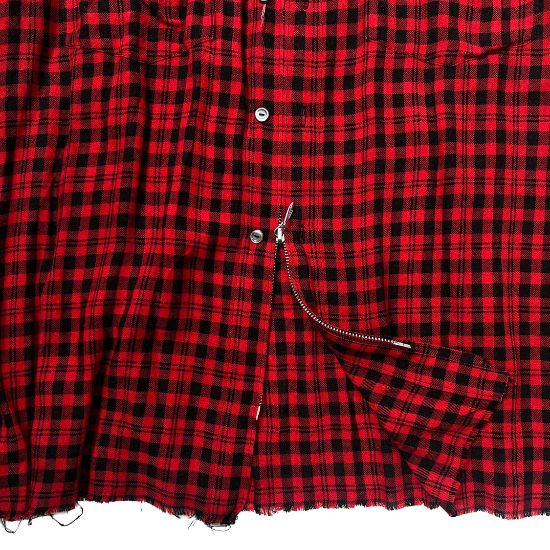 MASU 마수 23ss 집업 플레이드 셔츠 (48) 상품이미지6