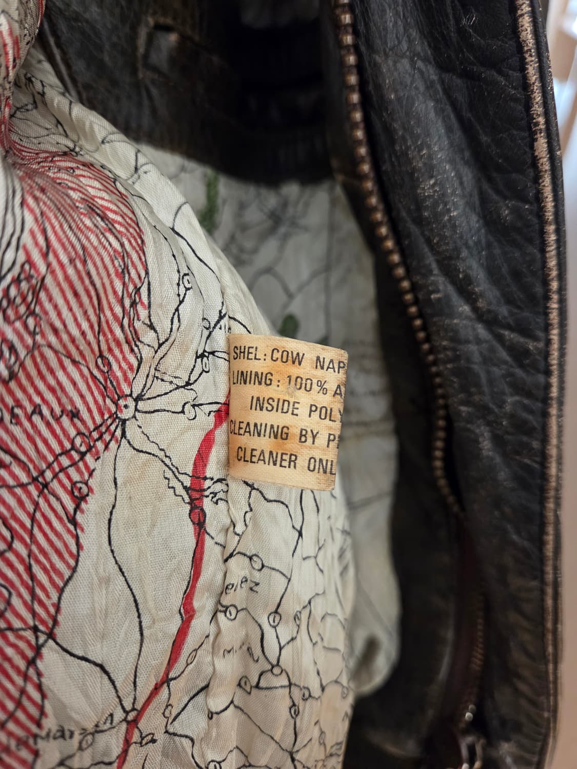 Vintage A-2 Flight Leather Jacket (105) 상품이미지5