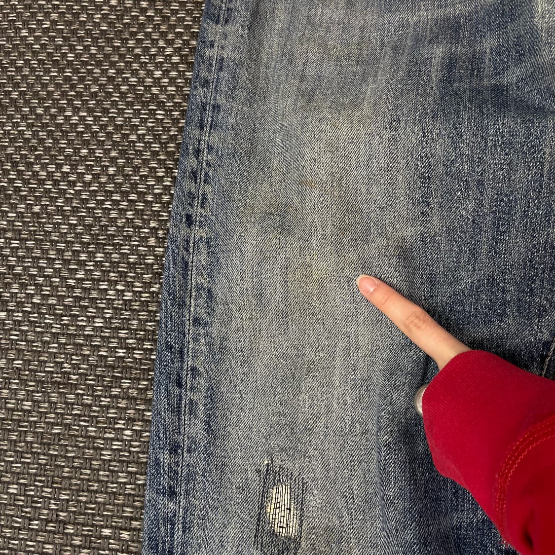 (31) JPN 충청 워싱 버튼플라이 데님 팬츠 상품이미지6