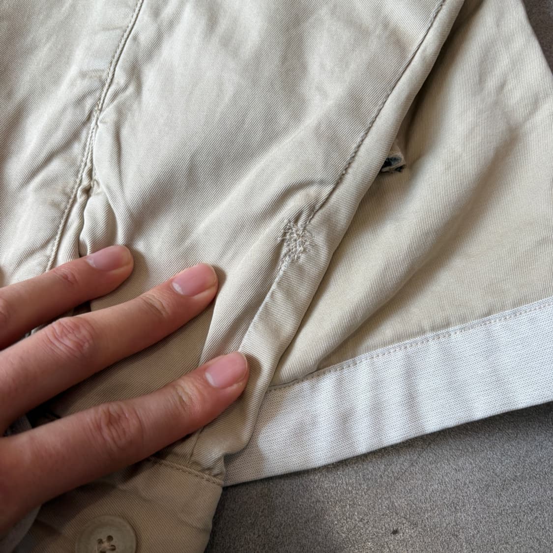 90년대 생산 폴로 바라쿠다 양면 코튼 자켓 상품이미지6