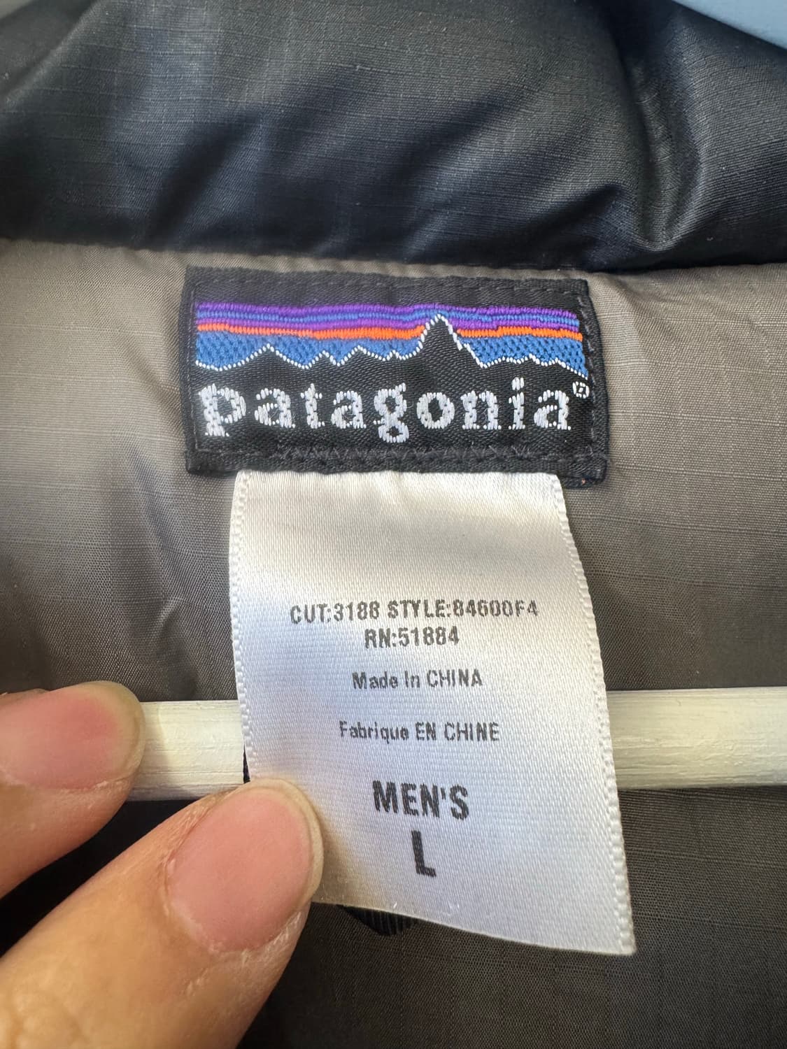 파타고니아 04s 패커블 다운 블랙 패딩 L 상품이미지3