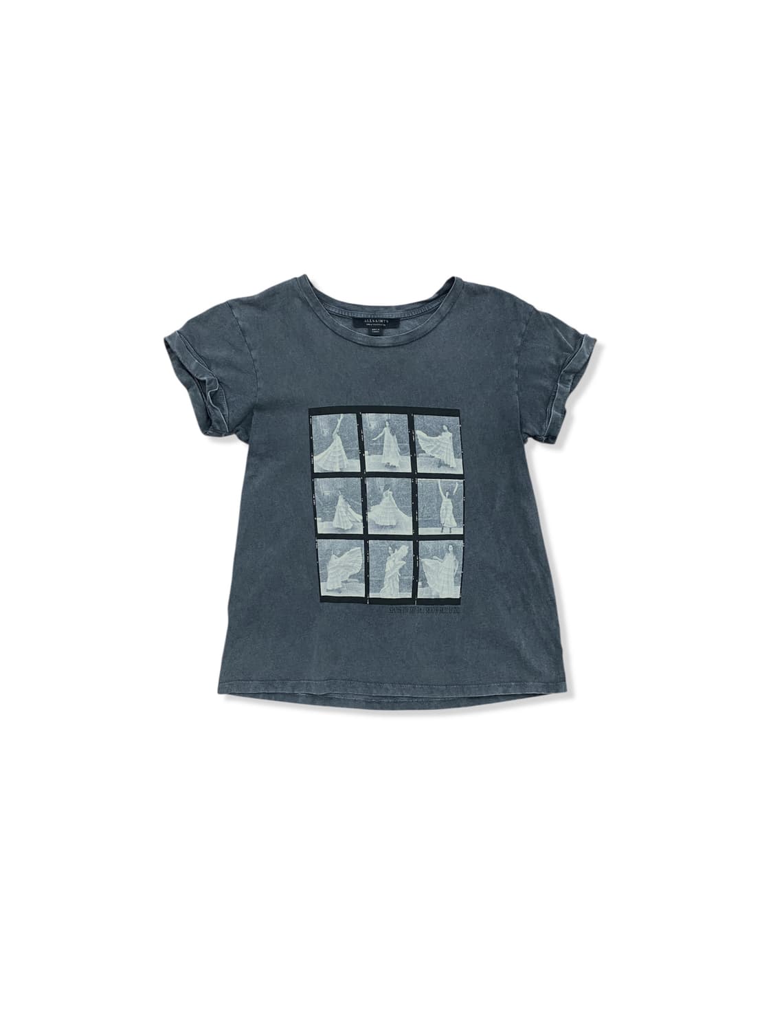 AllSaints, Ballet Charcoal Cotton Tshirt 상품이미지2