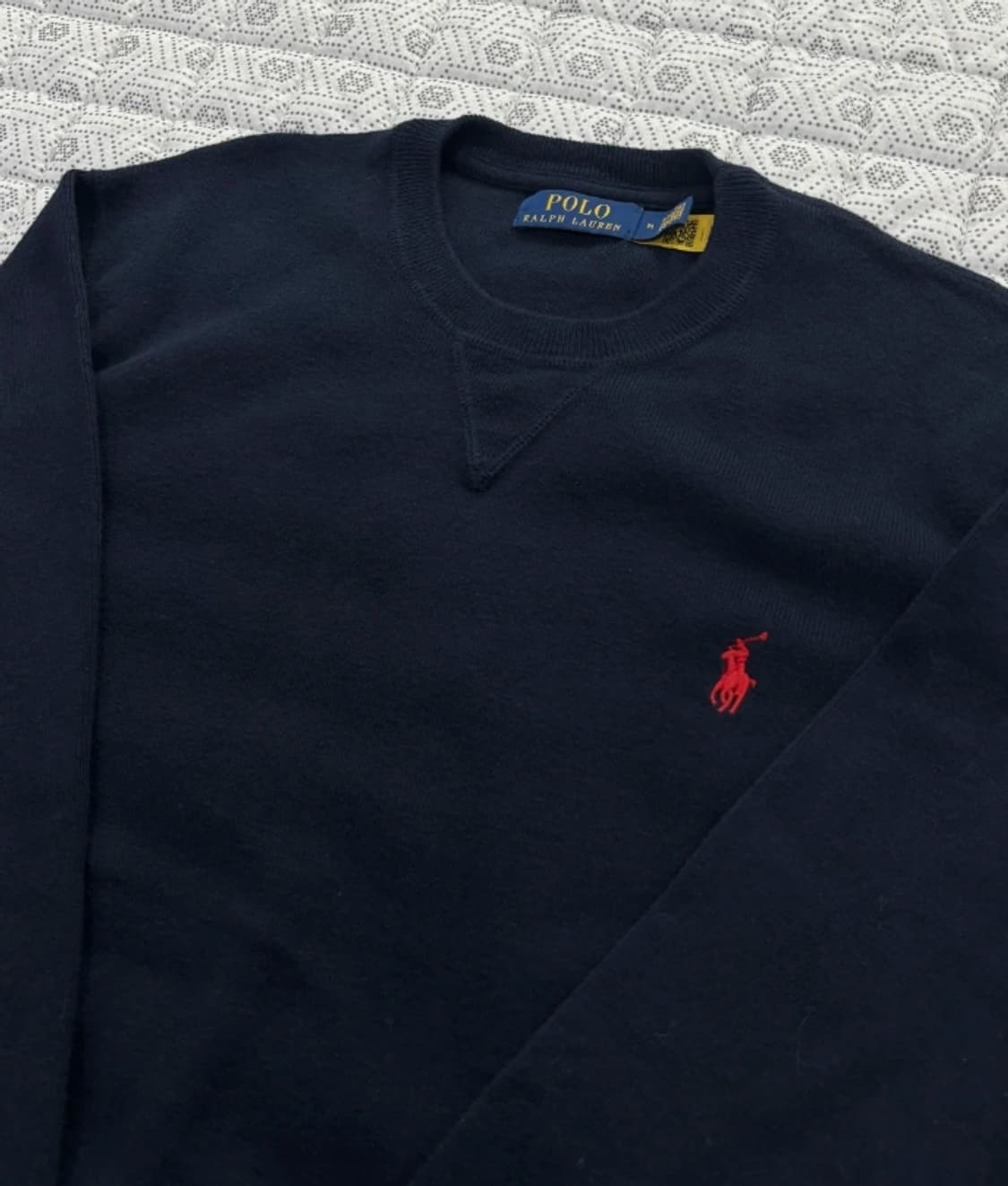 폴로 랄프로렌 네이비 니트 맨투맨 M 신형 상품이미지1