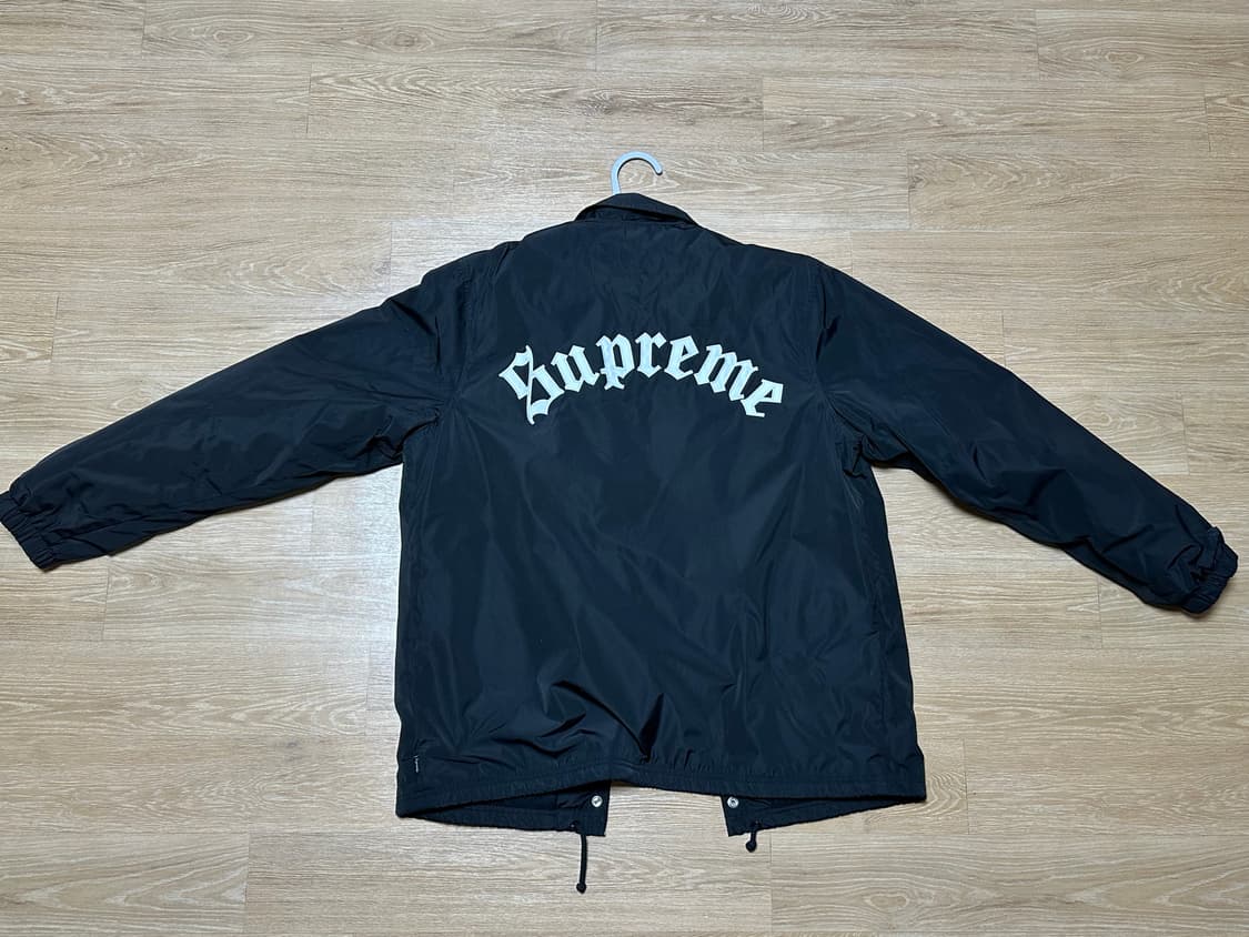 슈프림 코치 자켓 블랙 xl 상품이미지2
