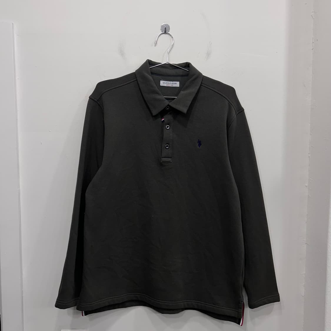 US POLO ASSN 스몰로고 이너 히트 긴팔 카라티 상품이미지2