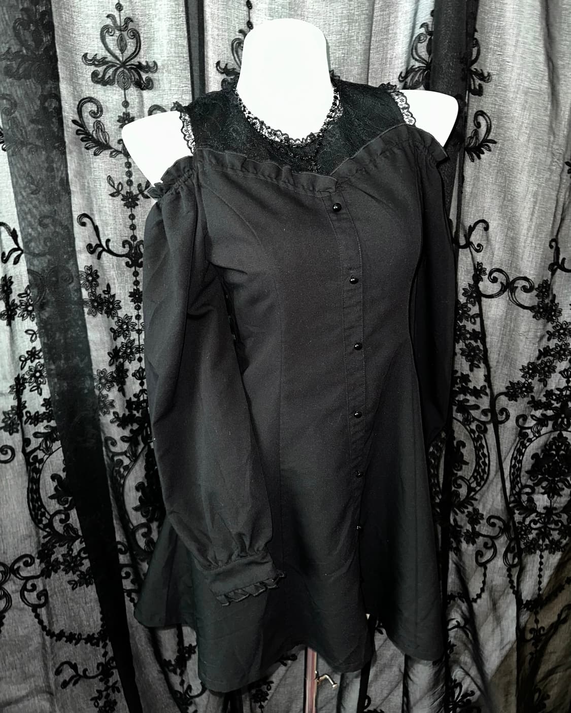 lace black dress 상품이미지2