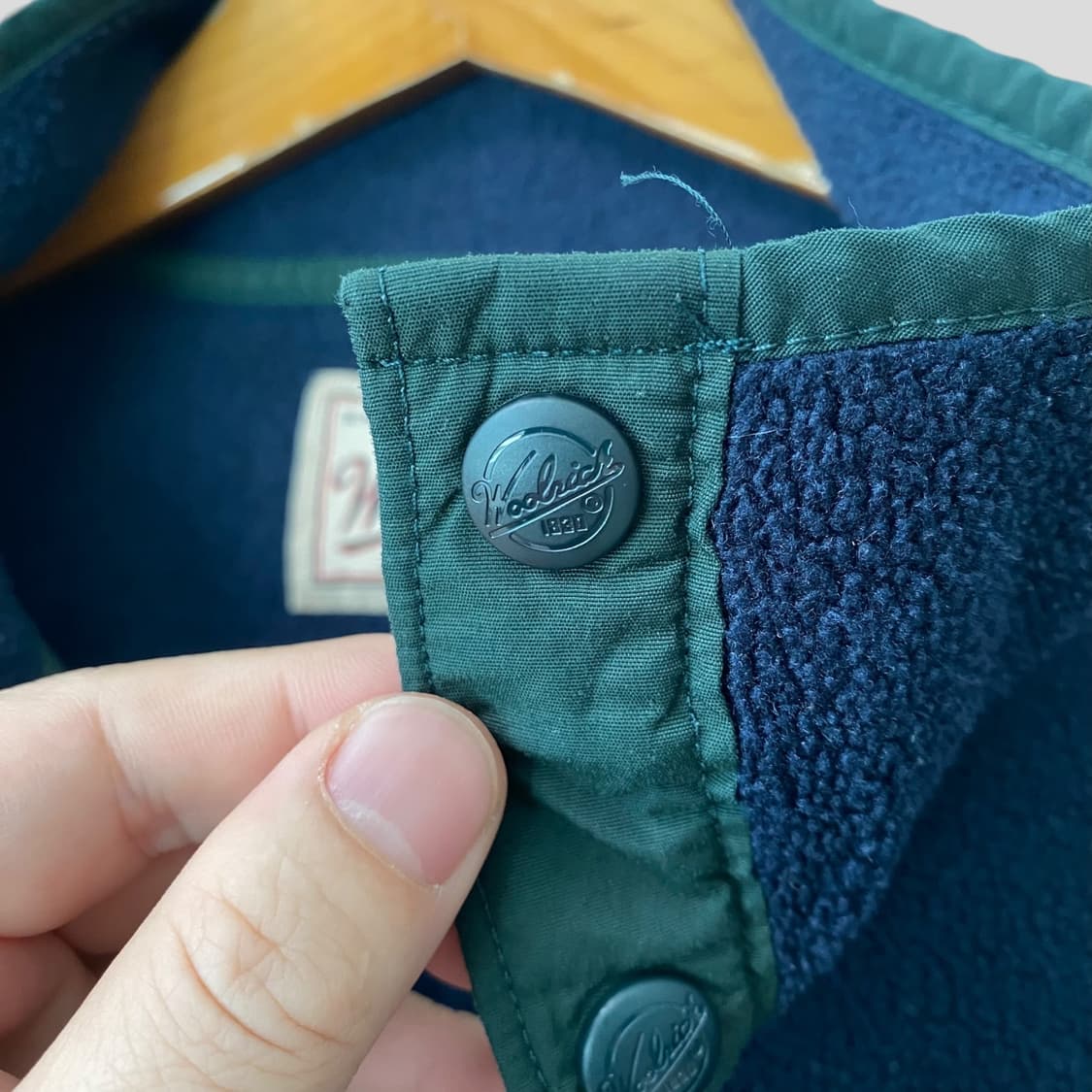 (XL)빈티지 울리치 후리스 스냅 풀오버 상품이미지4