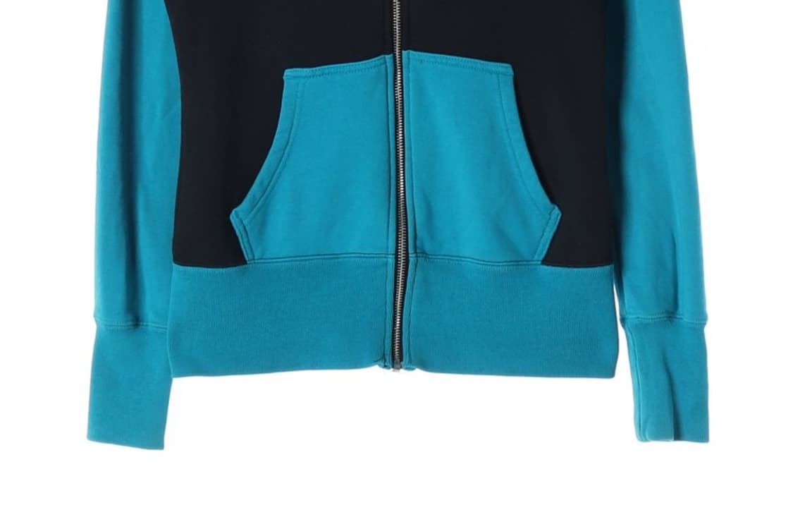 나이키 블랙 앤 블루 배색 후드 집업 M 상품이미지4