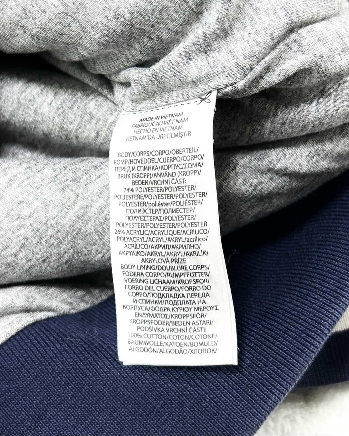 폴로 네이비포니 그레이 후리스 집업 상품이미지8