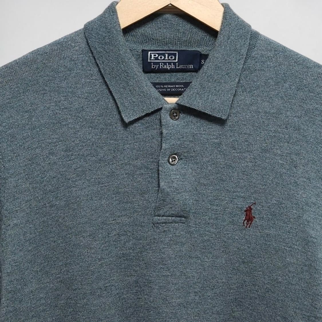 95 Polo 폴로 랄프로렌 메리노울 니트 카라티 상품이미지2