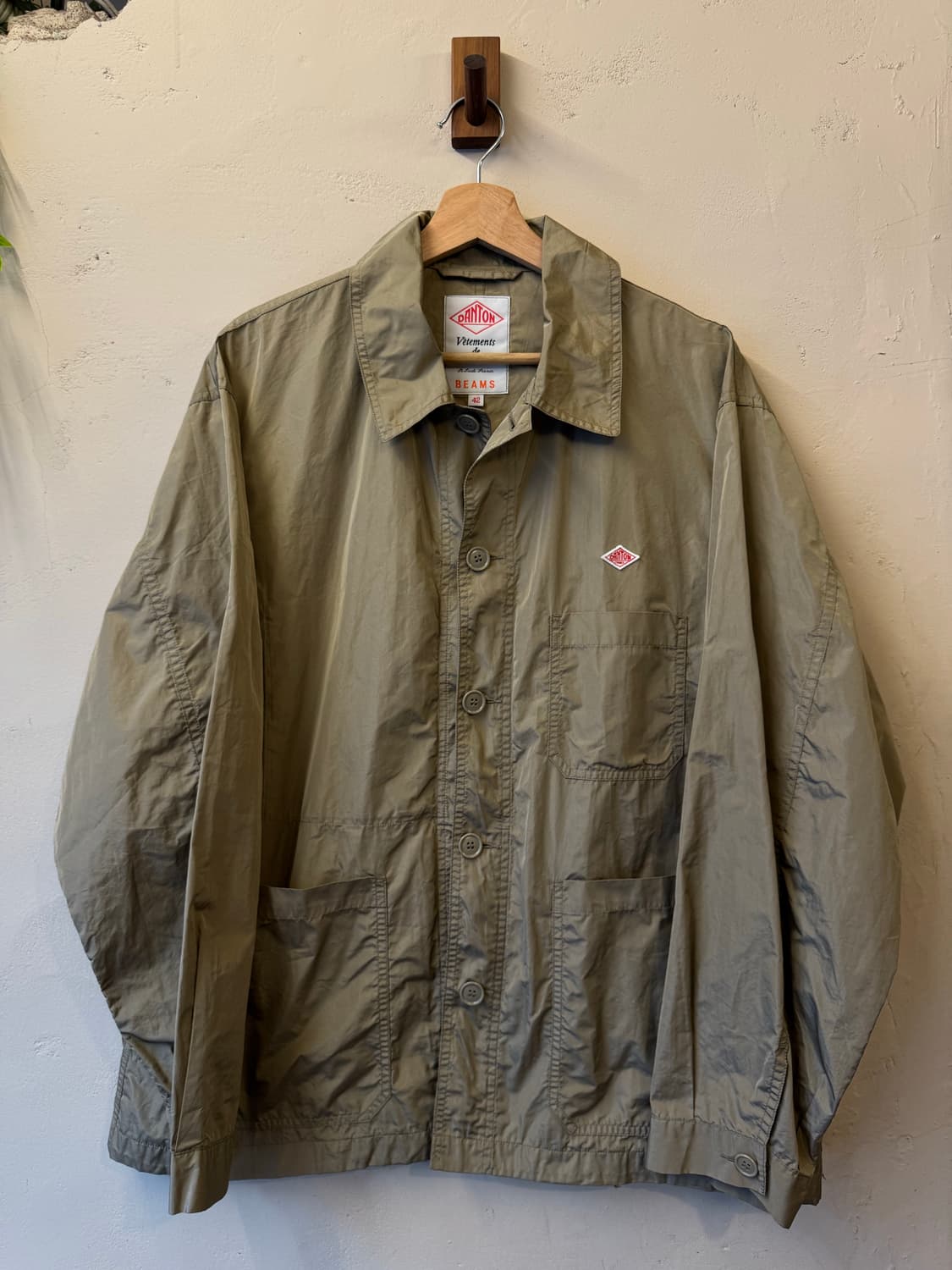 단톤 빔즈 나일론 워크 자켓 42 상품이미지1