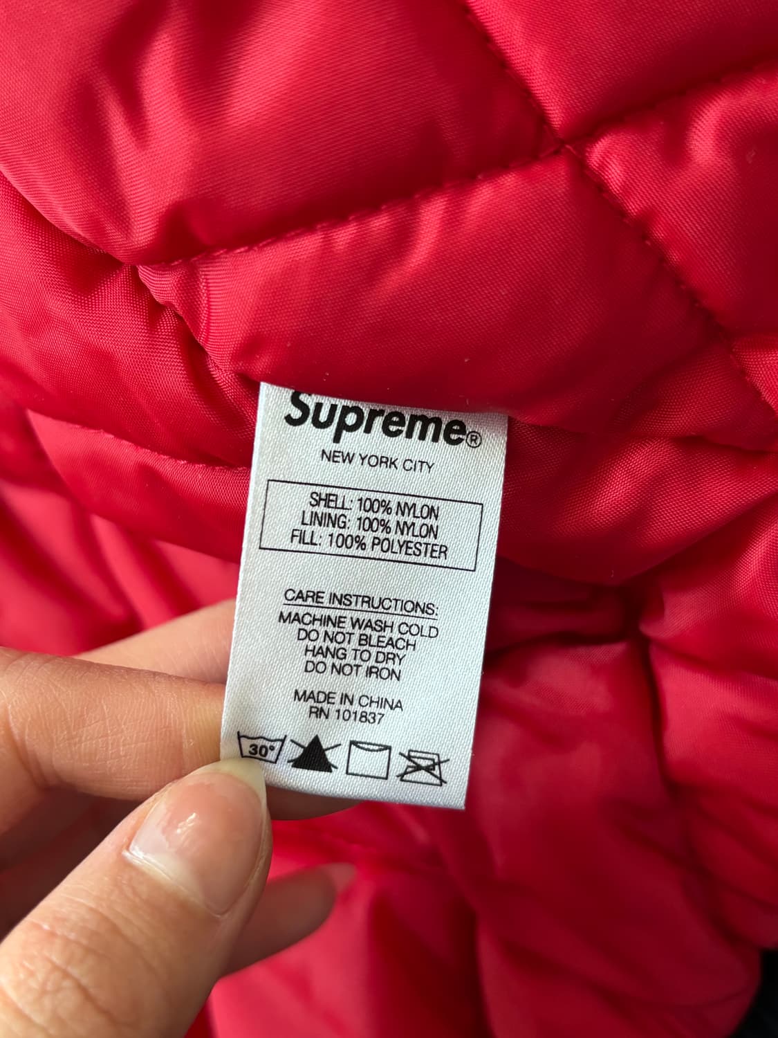 Supreme 슈프림 슬리브 스크립트 사이드 라인 후드 자켓 상품이미지7