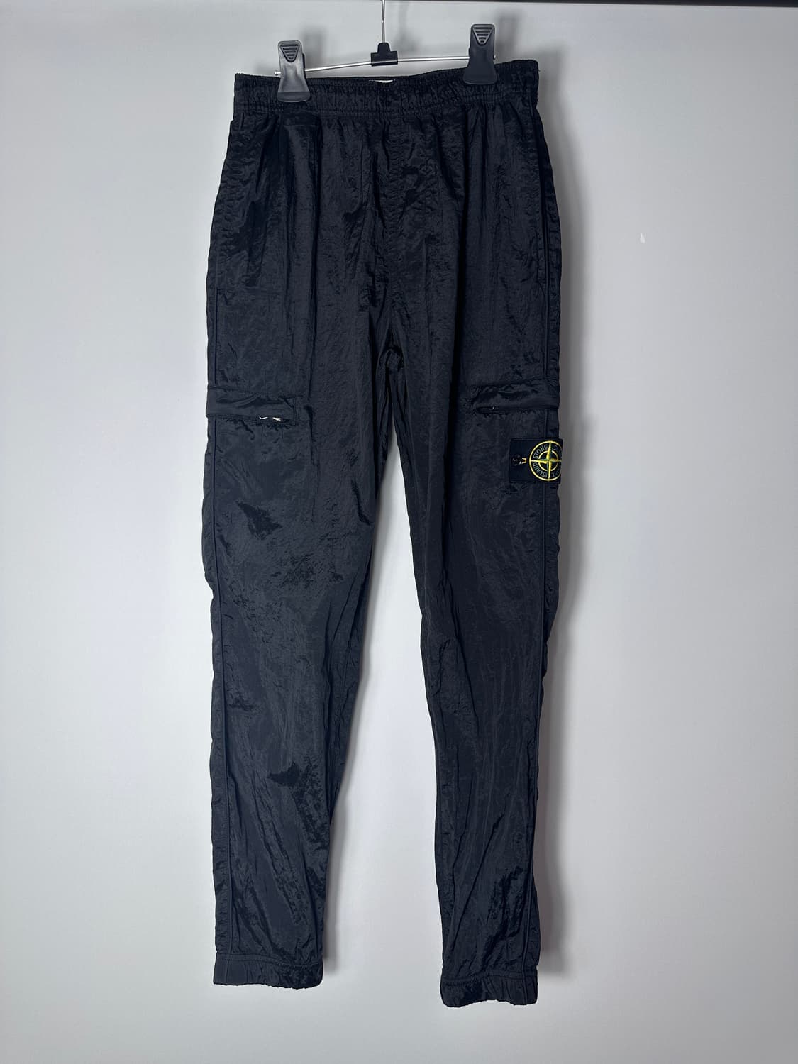 스톤아일랜드 나일론메탈 조거 팬츠 사이즈 28 블랙 상품이미지2