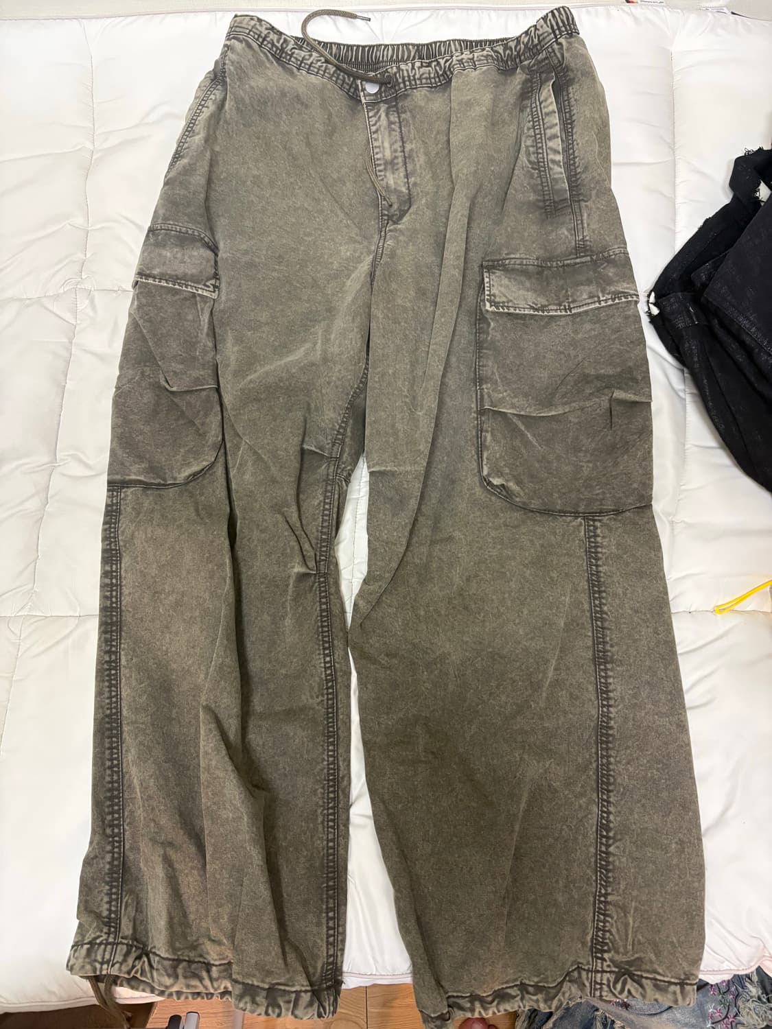 H&m 카키 카고팬츠 Xl 상품이미지1