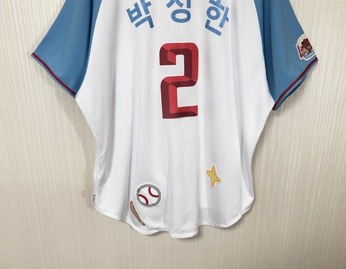 KBO 라커디움 SSG랜더스X라인프렌즈 유니폼 120 #2 박성한 상품이미지10