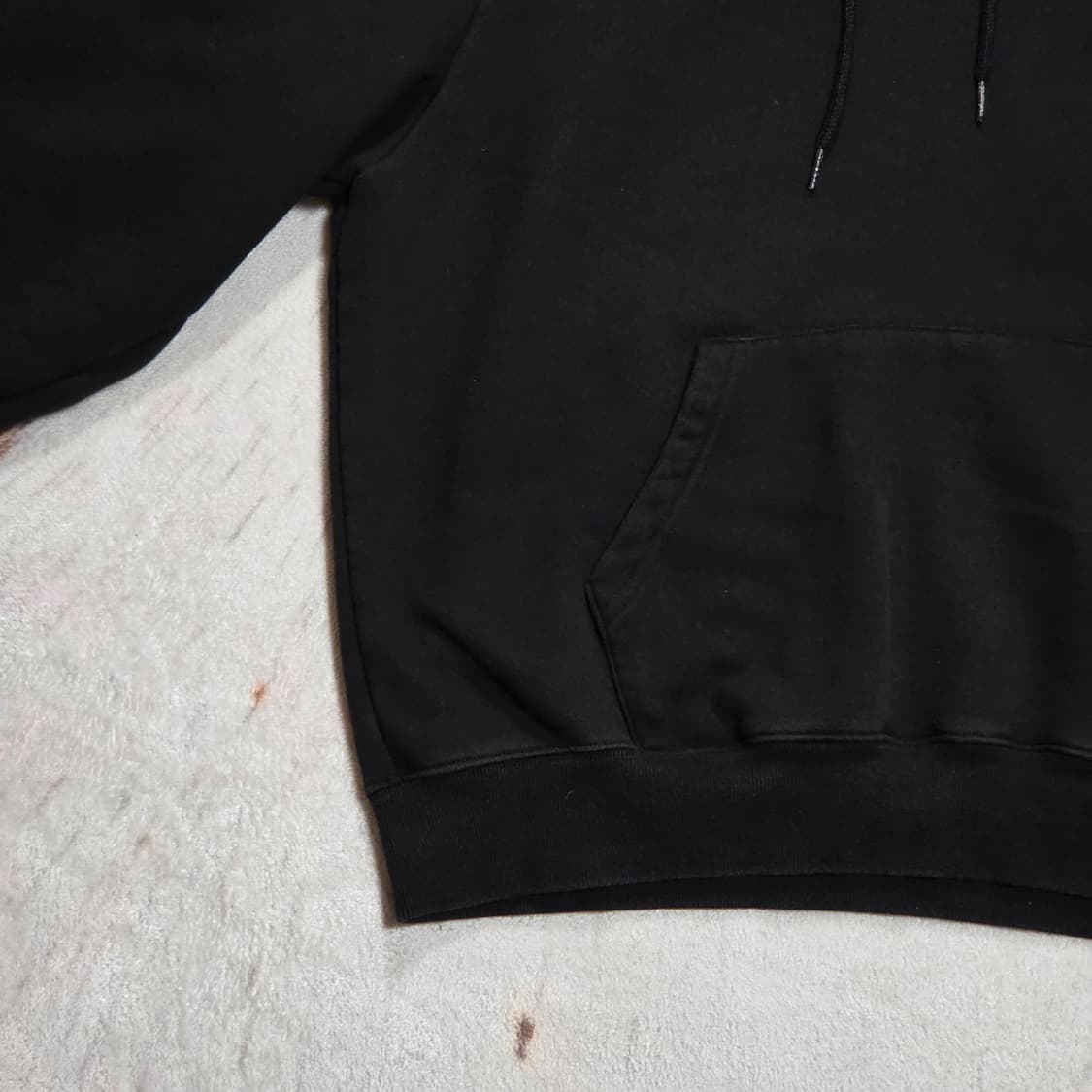 마하그리드 오버핏 블랙 후드티 상품이미지6