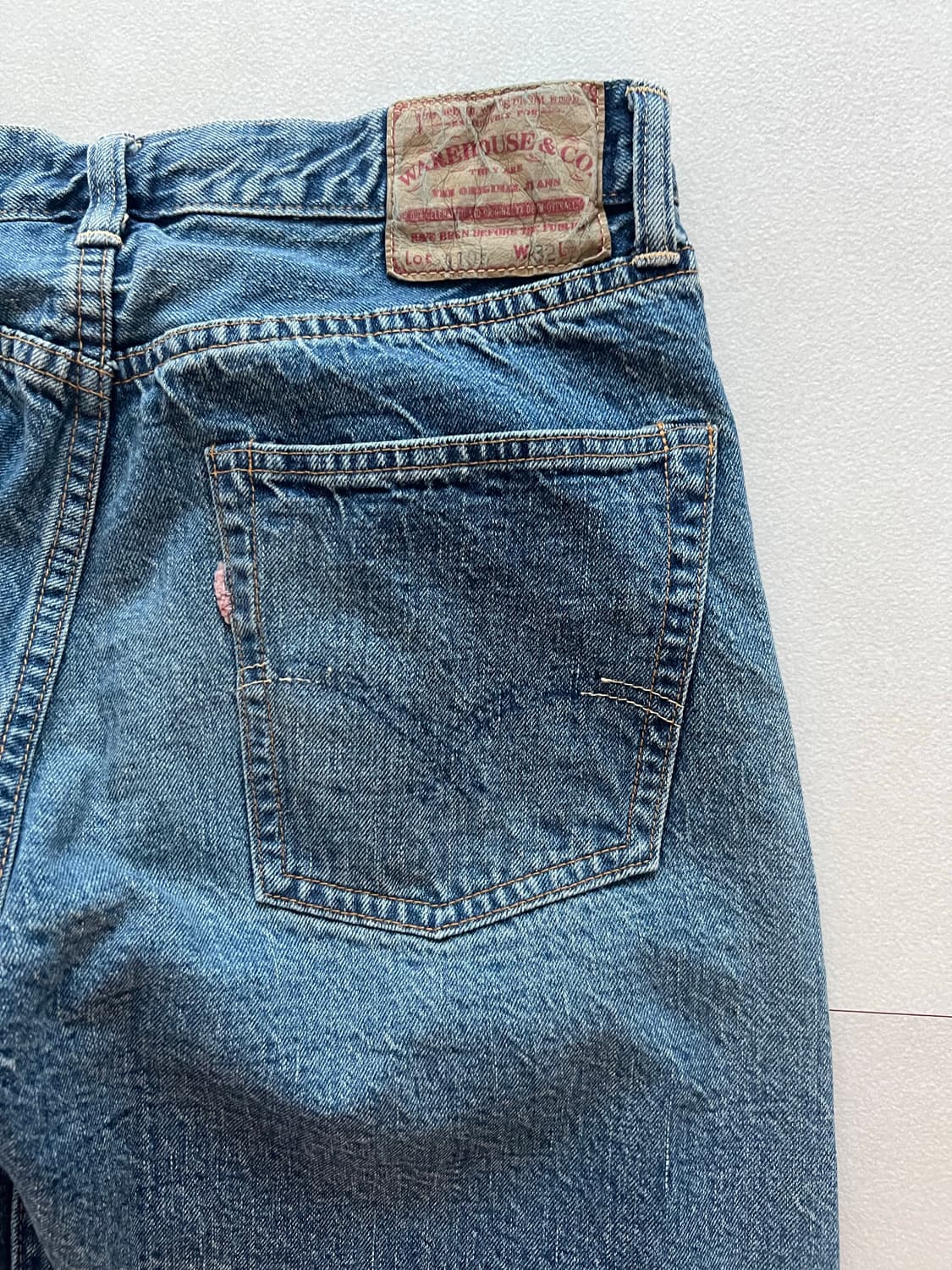 웨어하우스 1105 2nd hand light indigo washed 상품이미지4