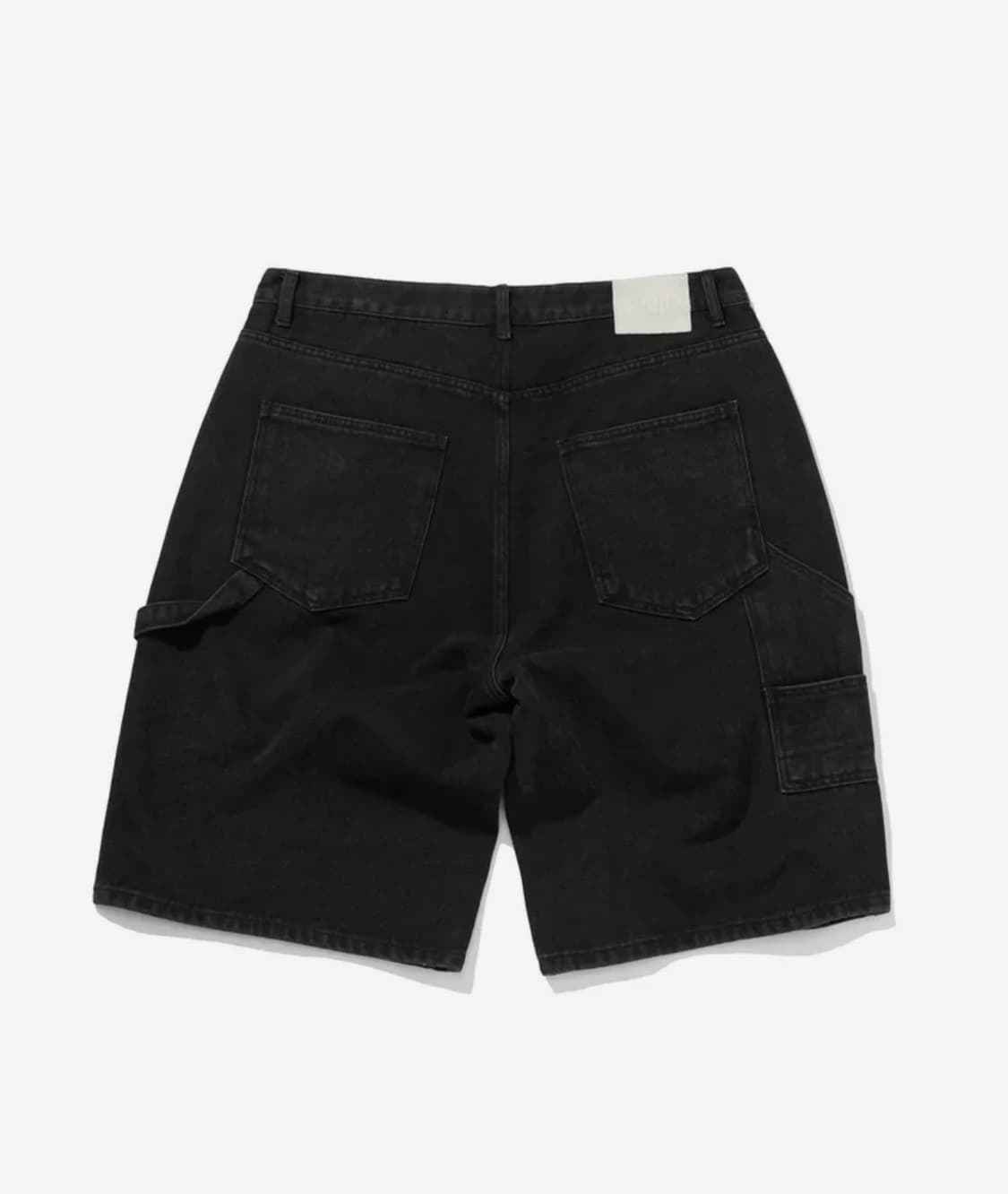 CARPENTER DENIM SHORTS [BLACK] 상품이미지3