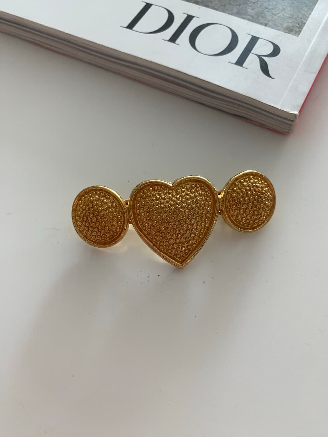 골드 하트 헤어핀 상품이미지2