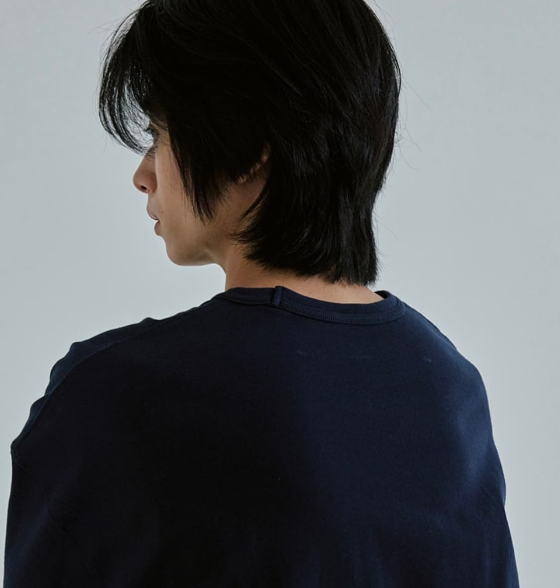 (L) 프리즘웍스 OG 더블 립 롱슬리브 긴팔 티셔츠 네이비 상품이미지3