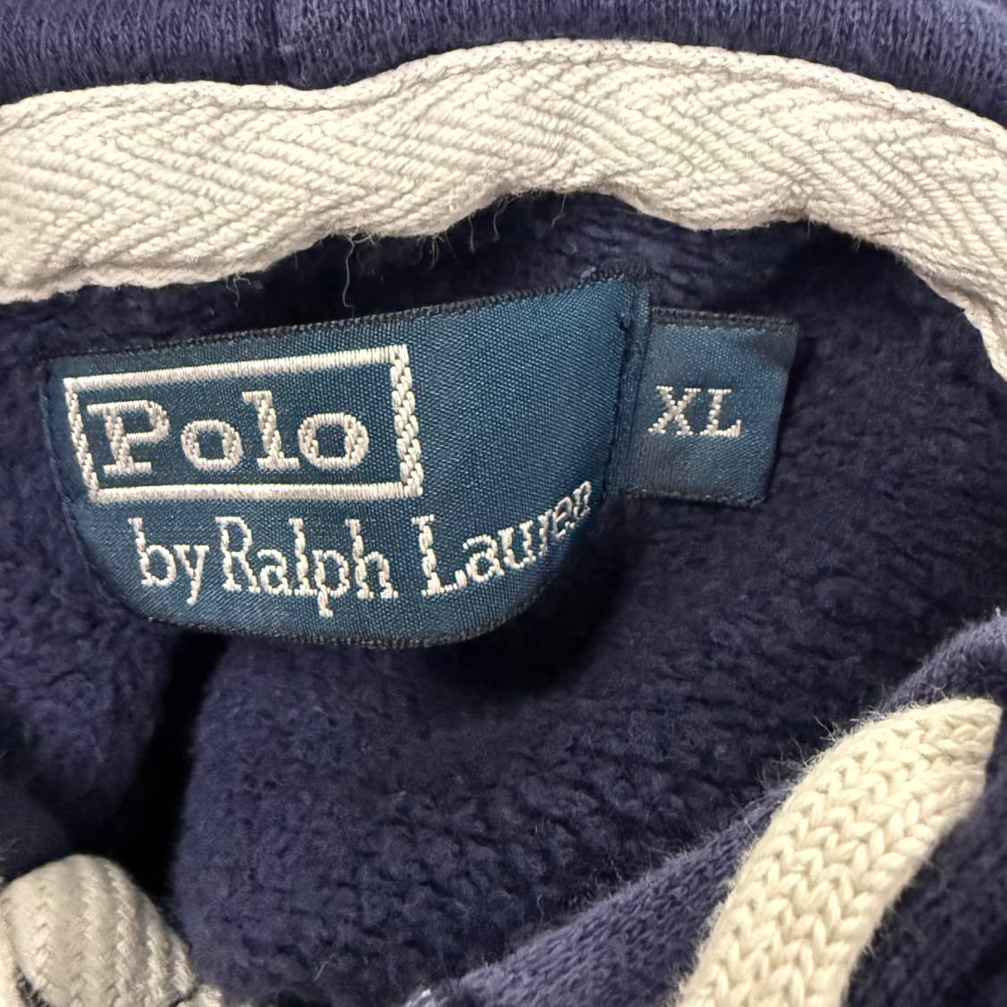 폴로 랄프로렌 유니버시티 프린팅 네이비 후드티 상품이미지5