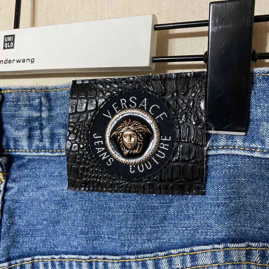 (32)VERSACE 베르사체 연청 와이드 데님팬츠 상품이미지8