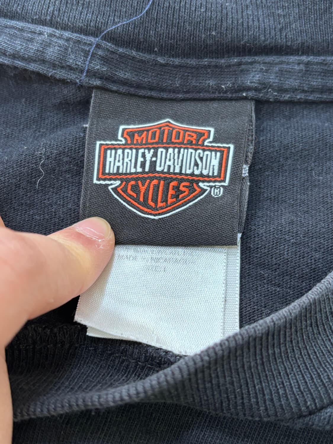 실측확인 할리데이비슨 긴팔 티셔츠 0305E 상품이미지3