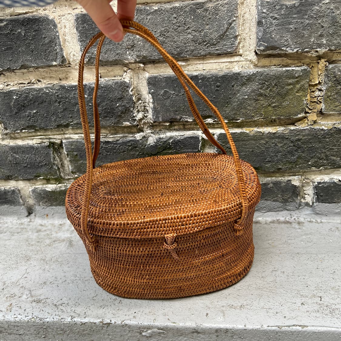 빈티지 라탄백 상품이미지2
