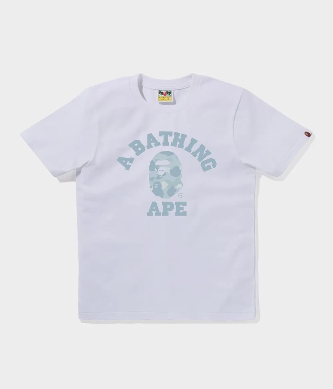 베이프 반팔티 파스텔 컬러 카모 콜리지 티셔츠 상품이미지1