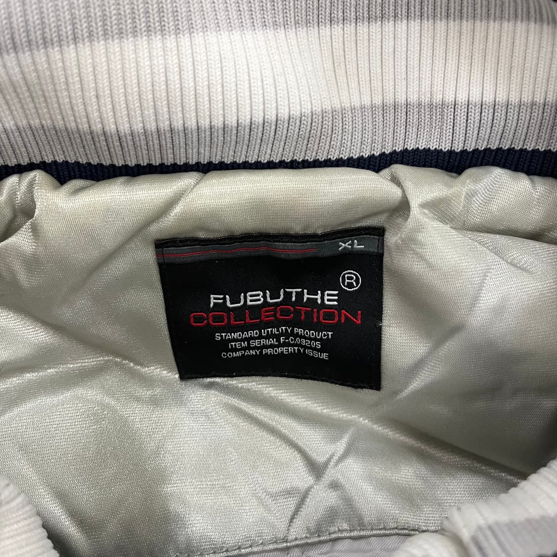 [XL] 후부 새틴 누빔 바시티 항공점퍼 자켓 0120M1 상품이미지2