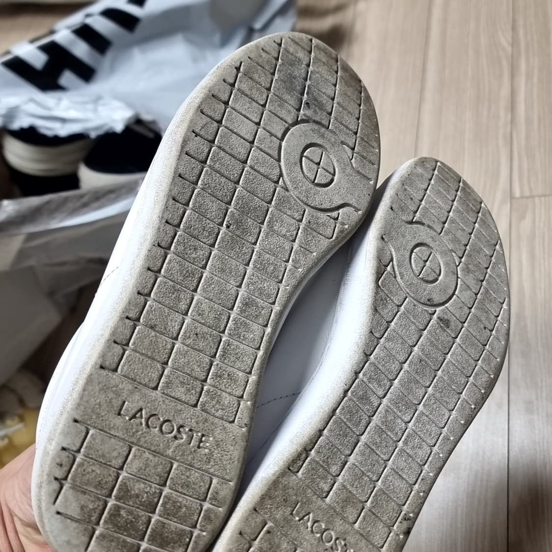 라코스테 흰색 스니커즈(240) 상품이미지4