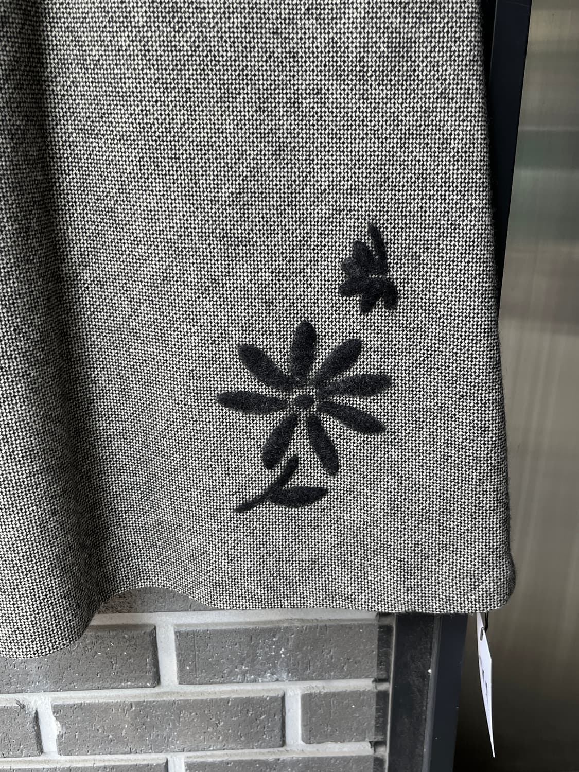 울 트위드 플로럴 스커트 그레이 상품이미지7