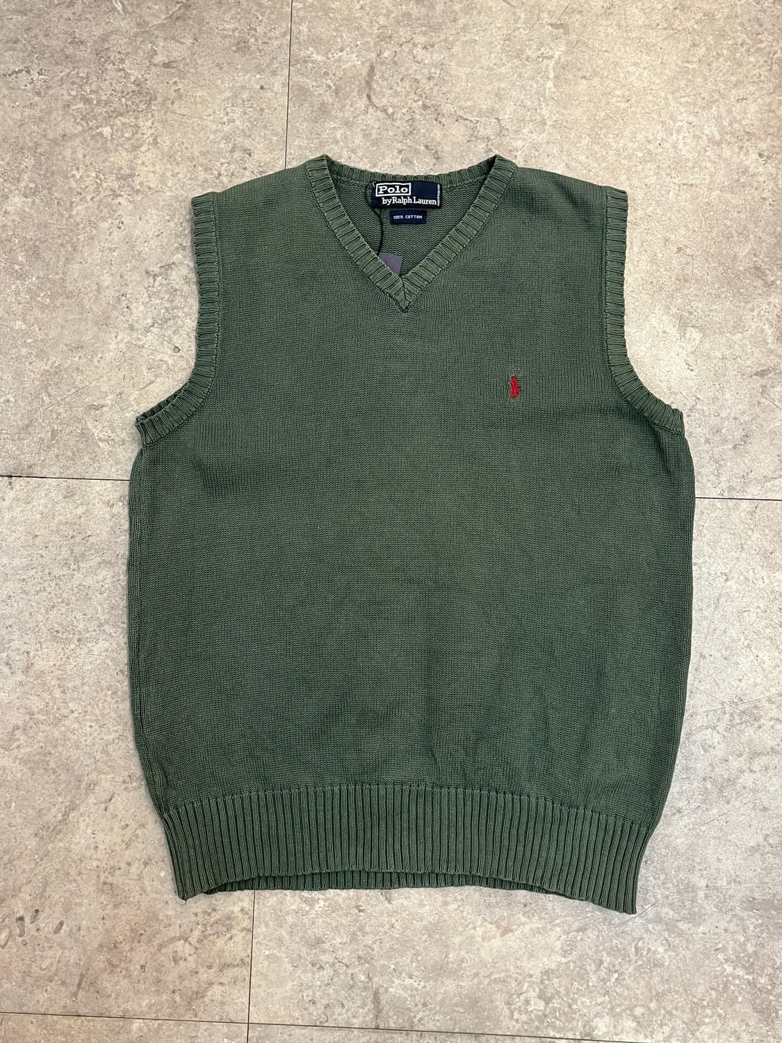 폴로 랄프로렌 니트 베스트 카키 #csz2762 상품이미지5