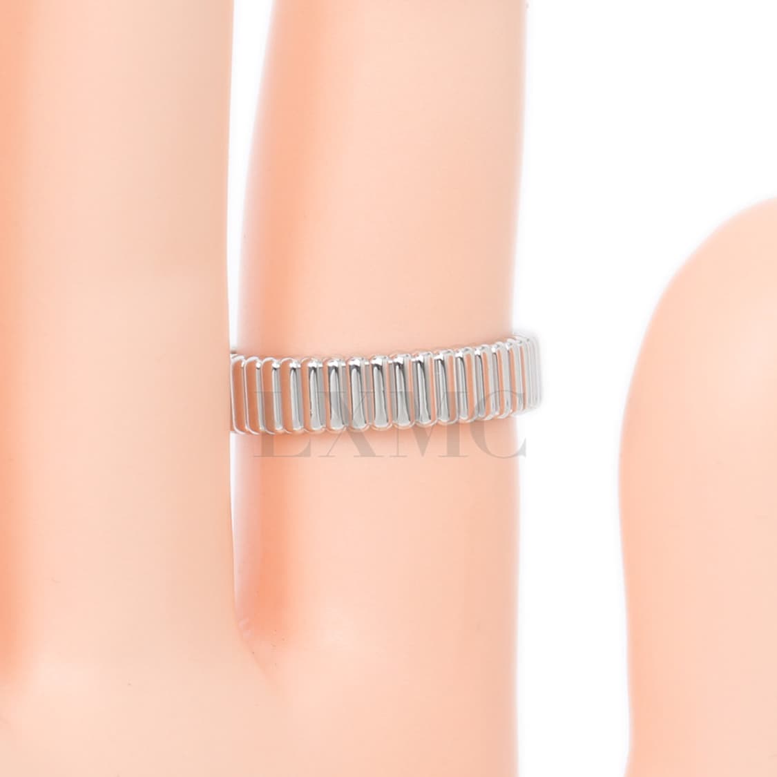 부쉐론 그로그랭 반지 화이트골드 웨딩 밴드 링 58호 JRG02719 상품이미지10