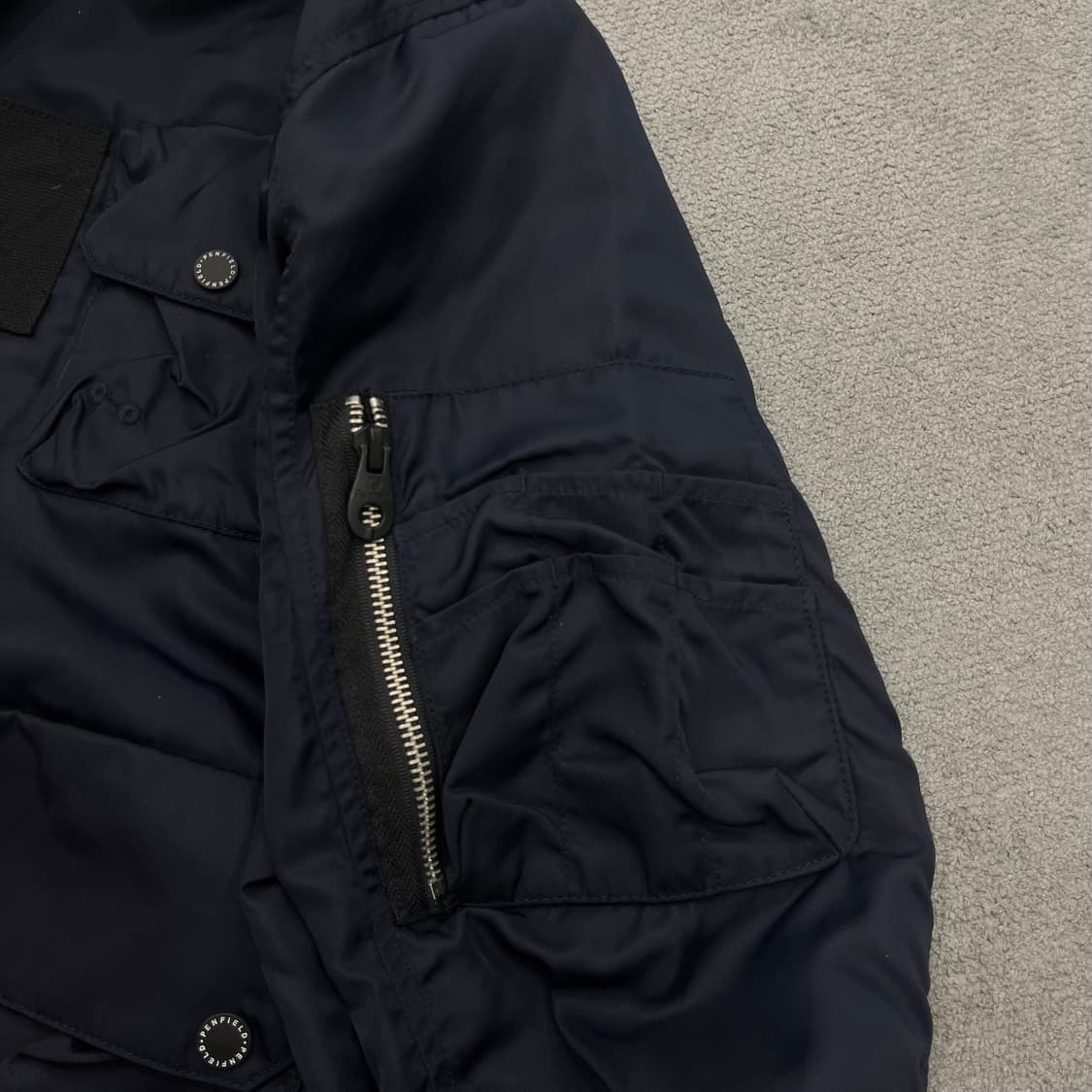 XL 펜필드 네이비 포켓 봄버 자켓 상품이미지4
