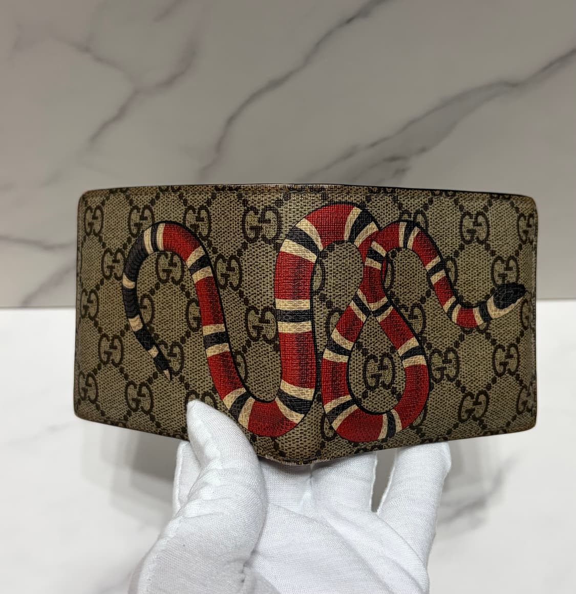 [정품] 구찌 스네이크 반지갑 상품이미지2