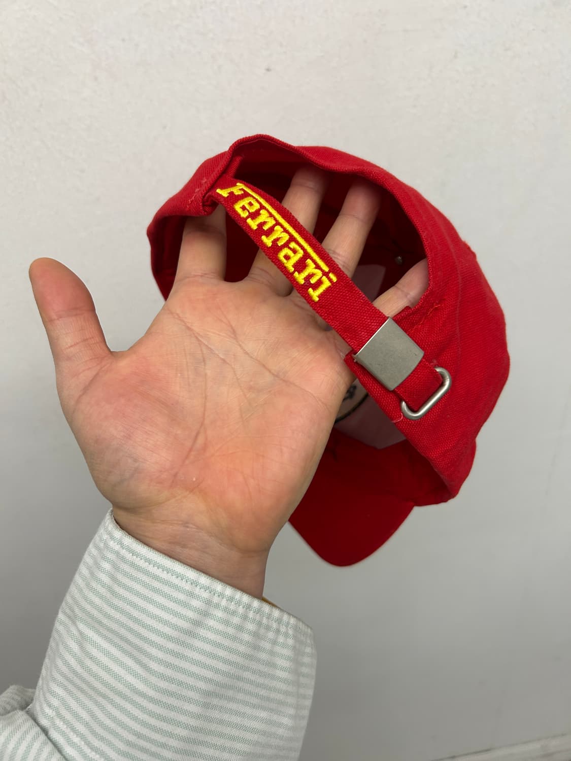 페라리 Ferrari 레드 볼캡 모자 상품이미지3