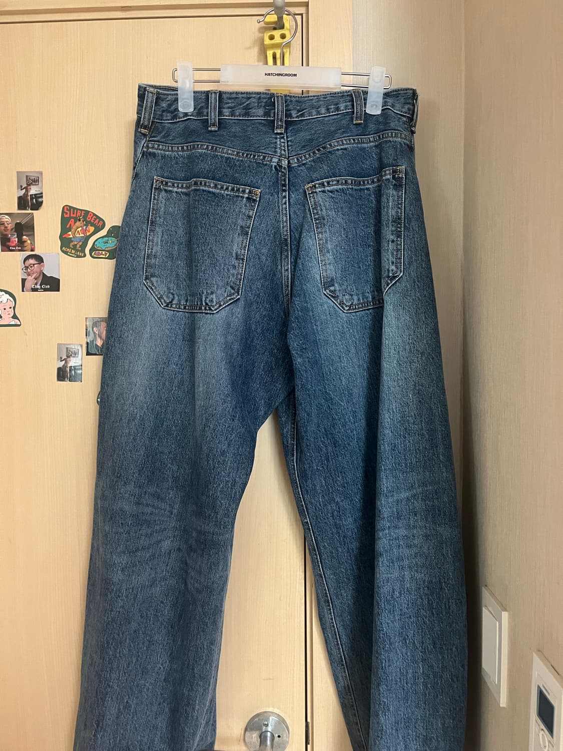 [3] 해칭룸 와이드 커브진 블루 상품이미지2