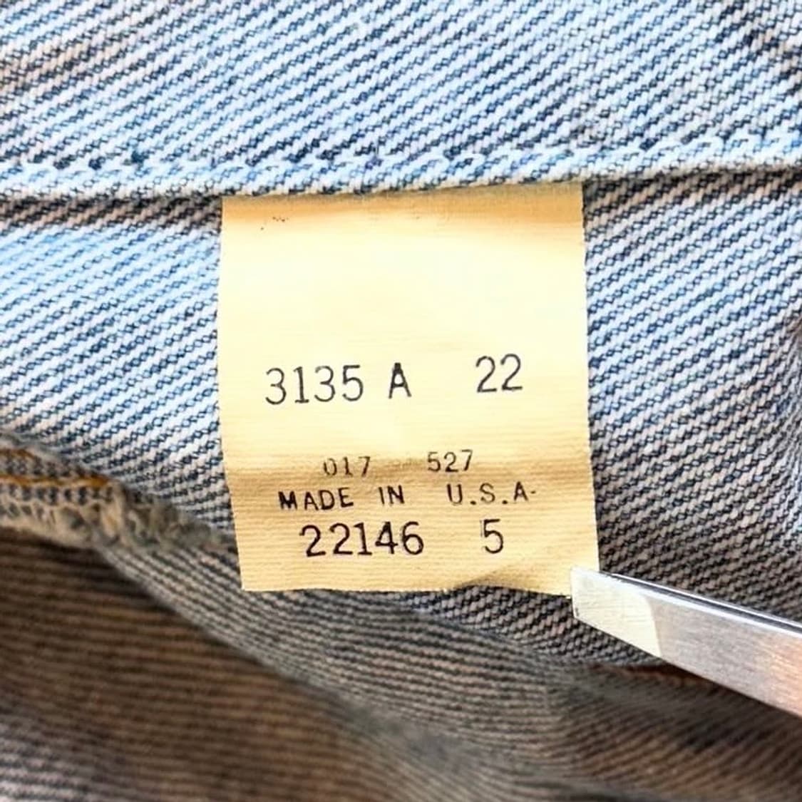 80년대 미국 리바이스 트러커 자켓 상품이미지8