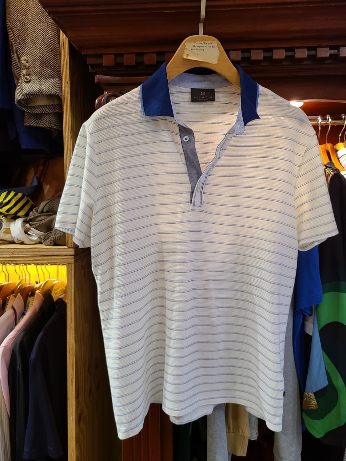 휴고보스 셀렉션 피퀘 티셔츠 상품이미지7