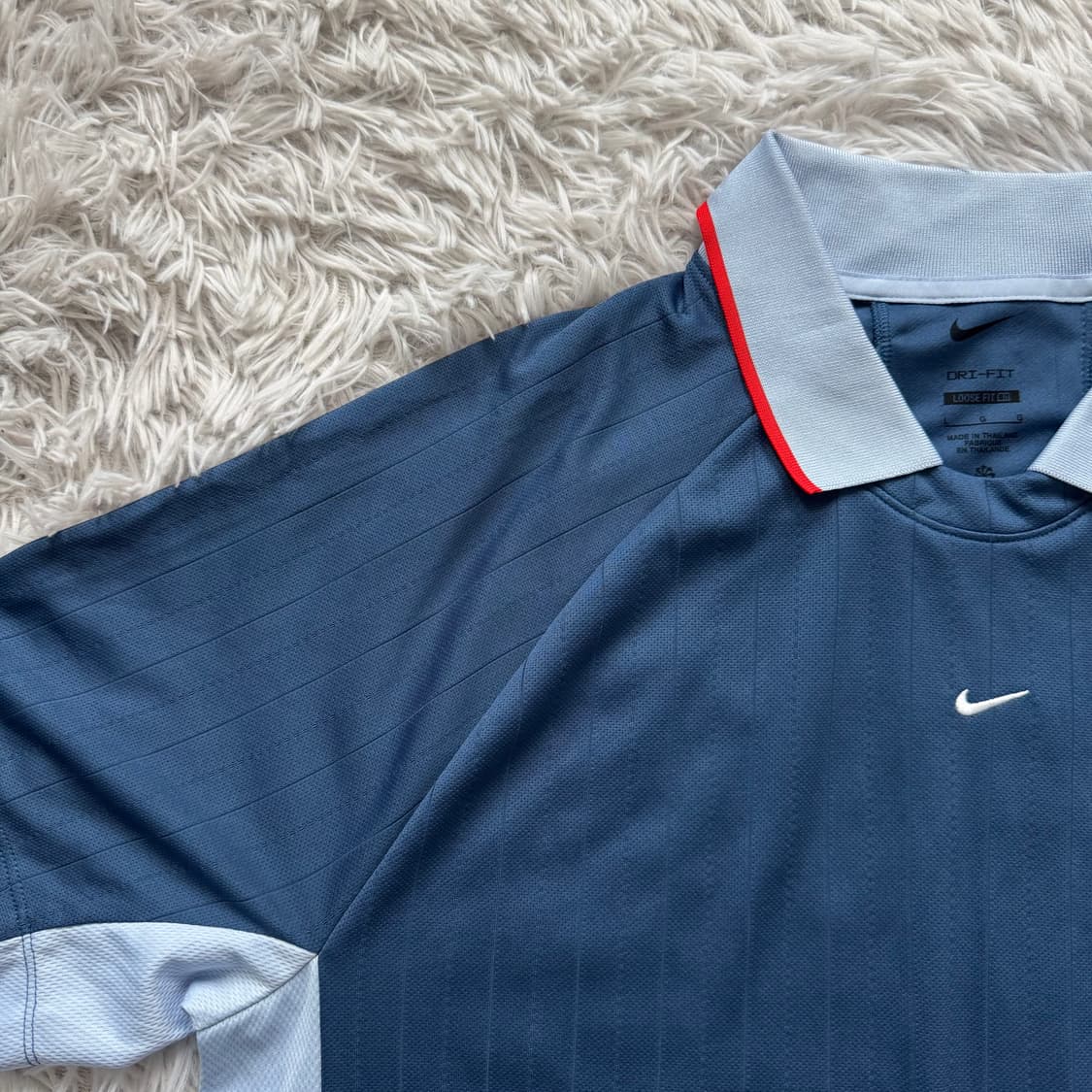 NIKE 일본빈티지 카라티 반팔 나이키 카라티 나이키반팔 L 100 상품이미지1