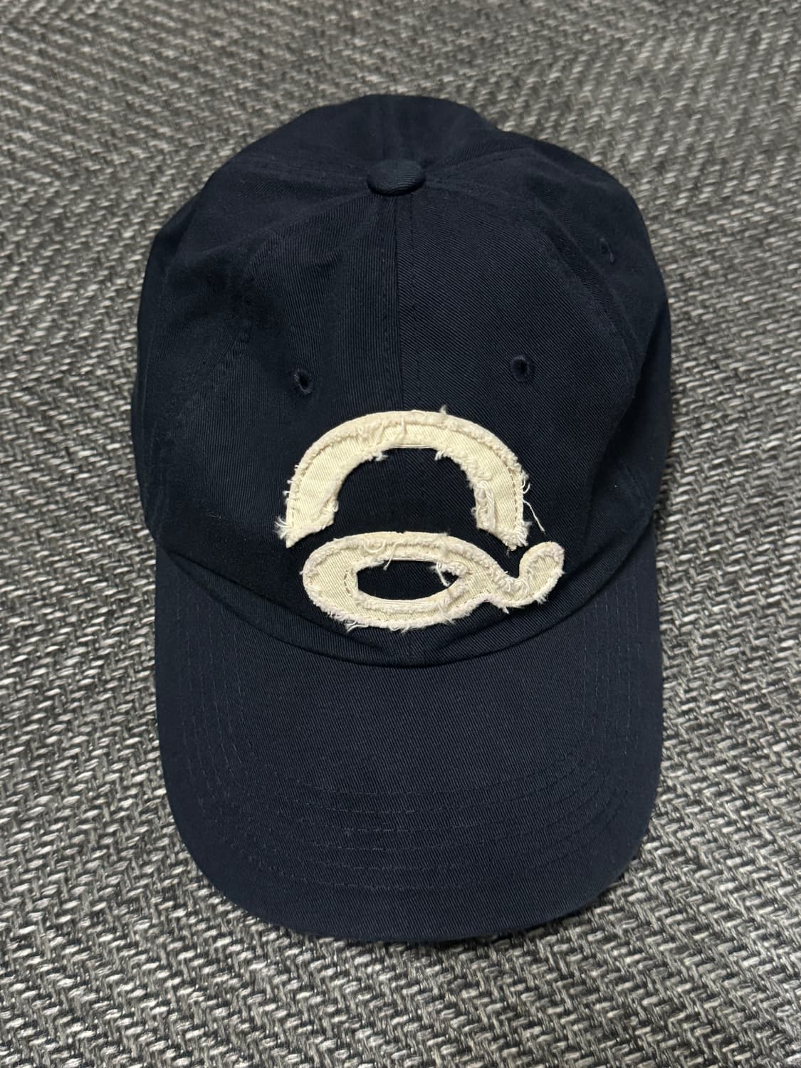 큐스 Washed Logo Ball Cap (Navy) 볼캡 모자 네이비 상품이미지2