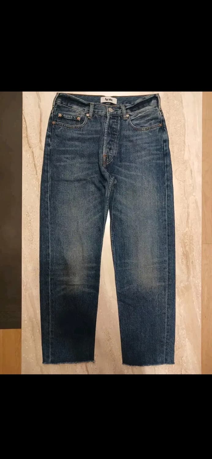 ACNE HEM CUTTED OFF VINTAGE BLUE JEANS 상품이미지1