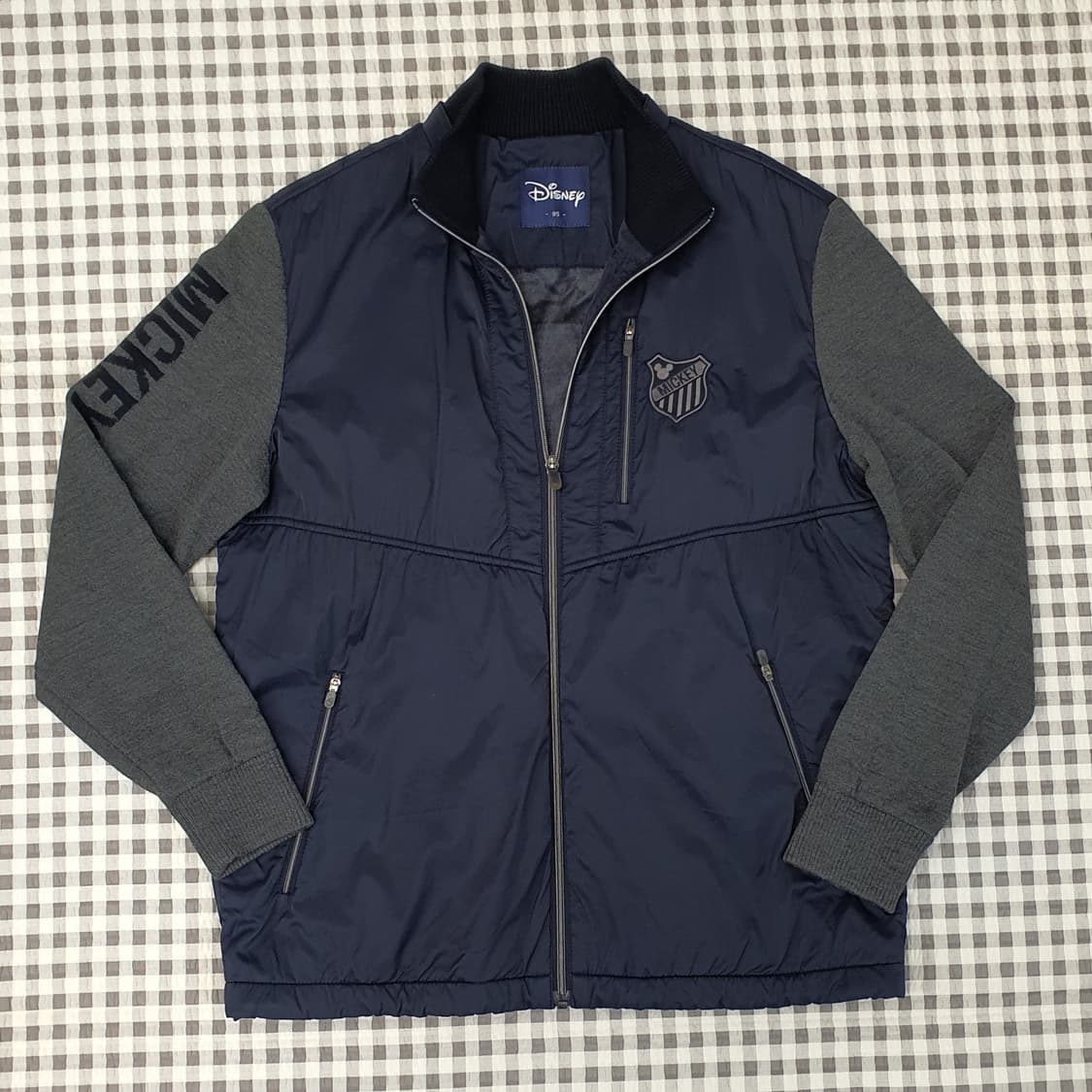 디즈니 니트 소매 누빔 자켓 남자95 상품이미지1