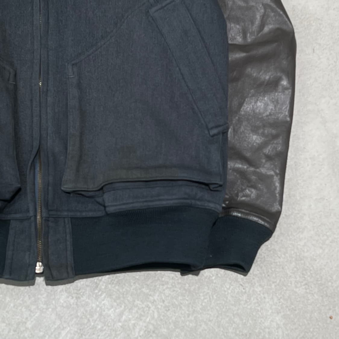 맨즈비기 레더소매 바시티자켓 s10542 상품이미지6