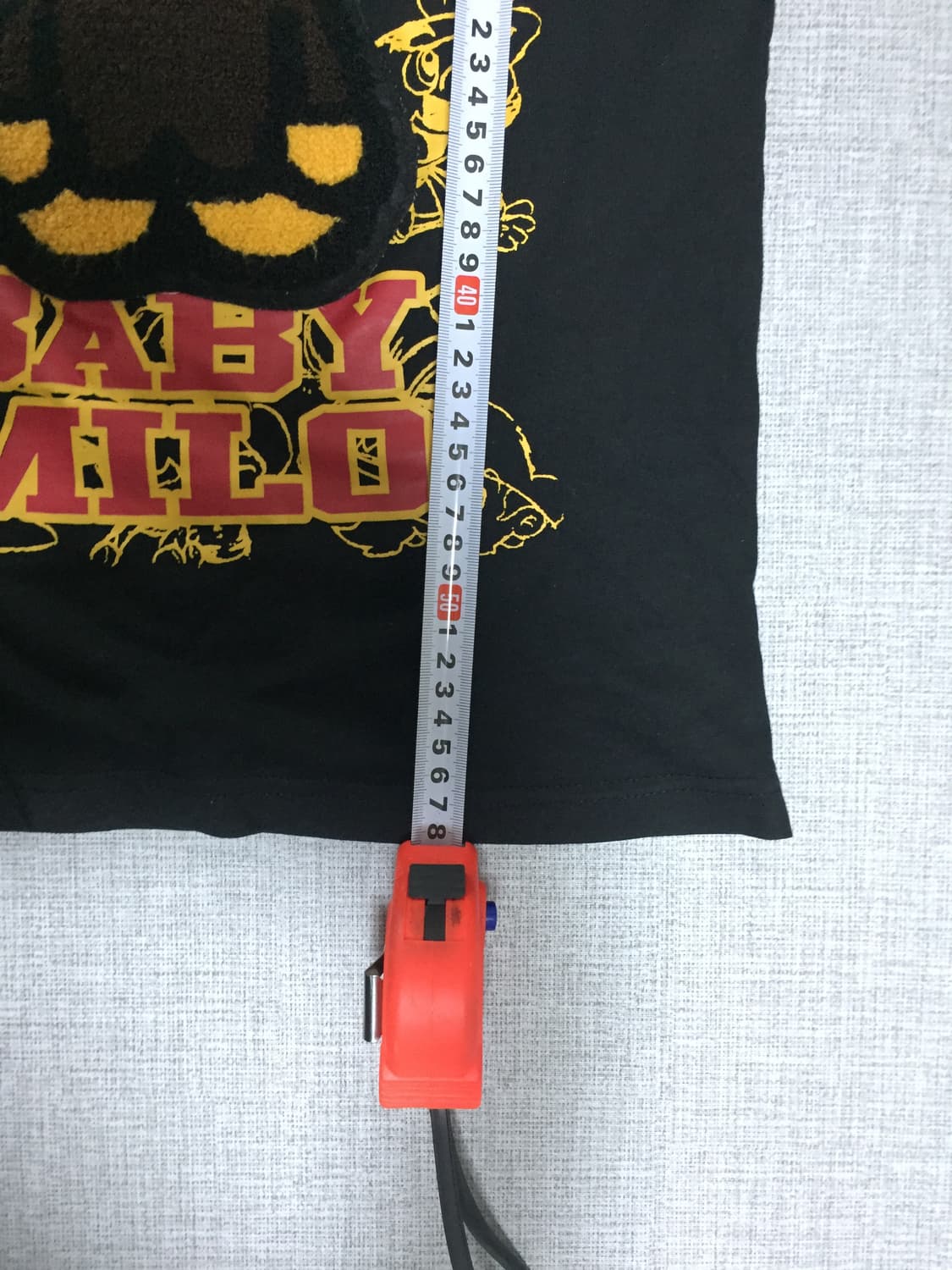 Bape 베이프 핀터깔y2k 딱붙핏 마일로 반팔티셔츠 상품이미지4