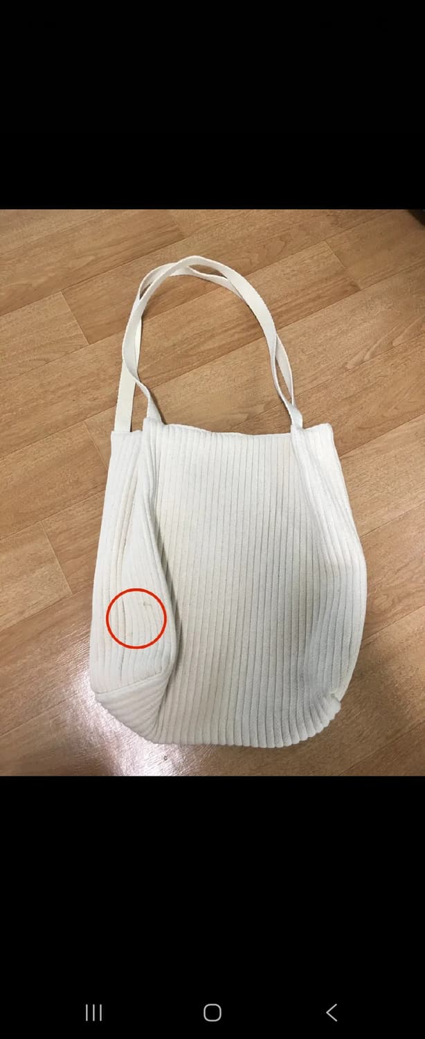 그린스터프 무심한듯 박시한 쇼퍼백 S 61 골지 코듀로이 상품이미지4