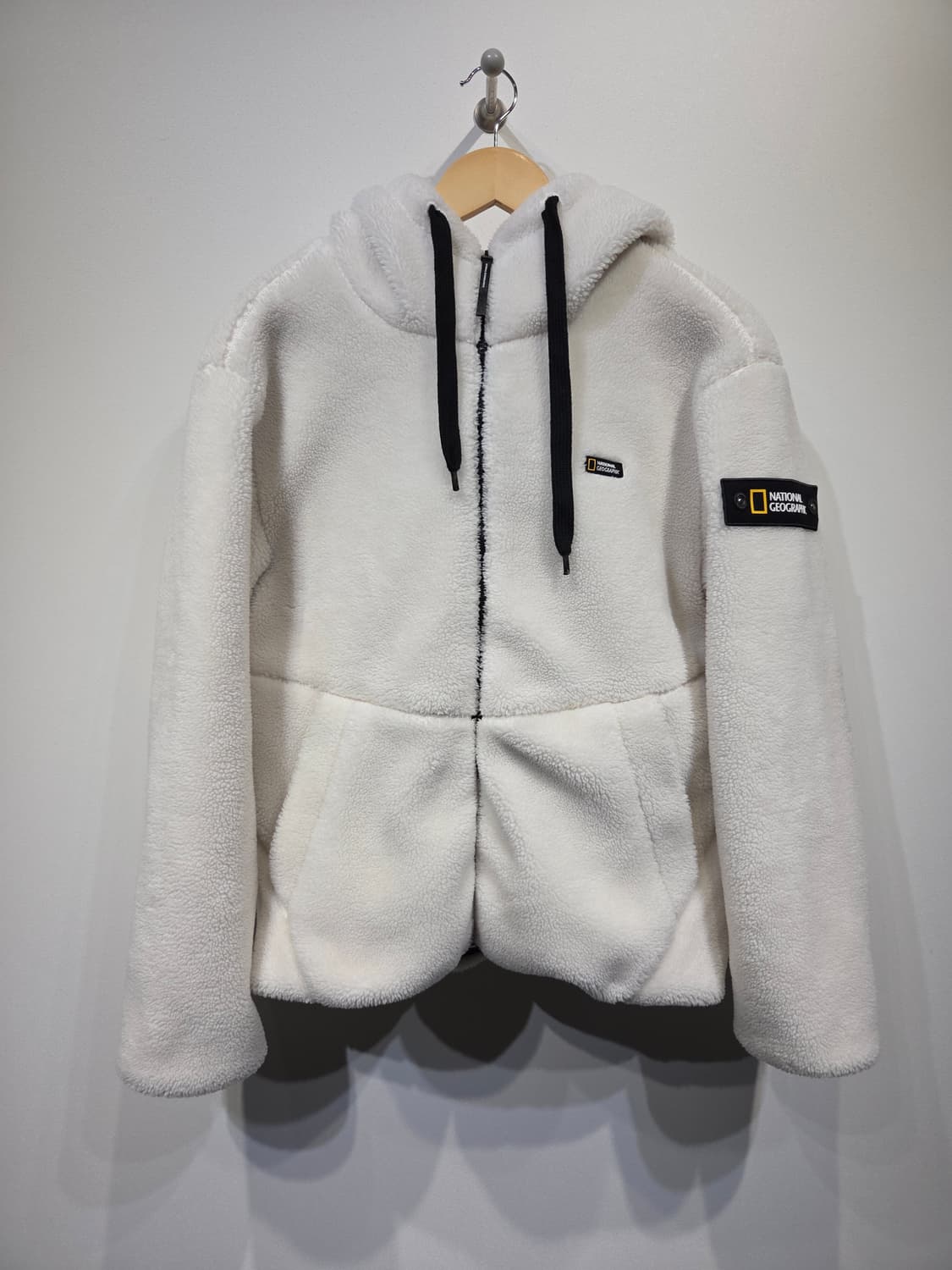 내셔널지오그래픽 시그니처 와펜 뽀글이 후리스 집업 상품이미지2